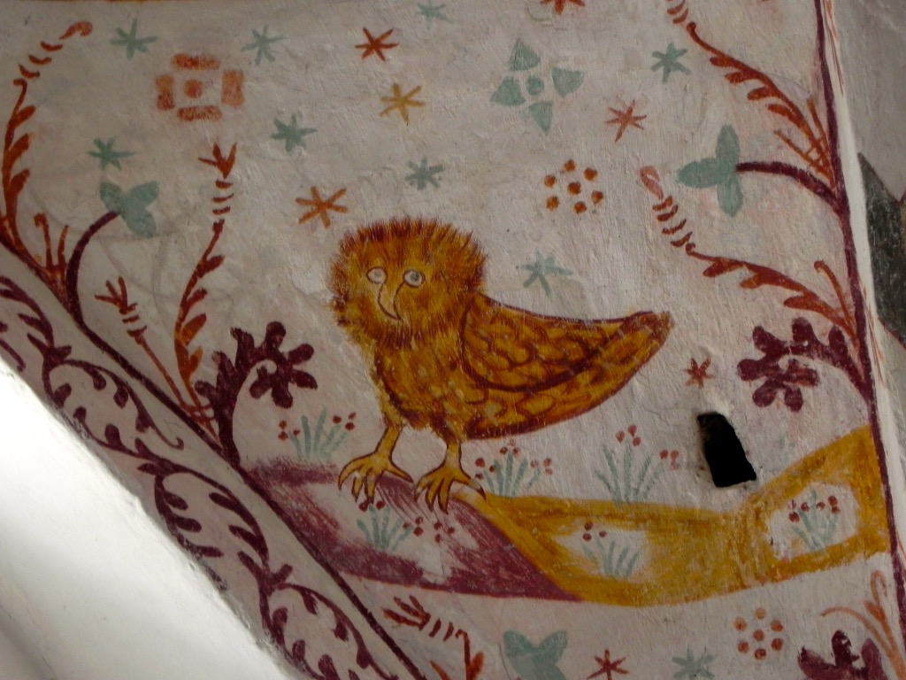 Questo animale è presente fra gli affreschi di tutte le chiese visitate: è la firma del pittore?