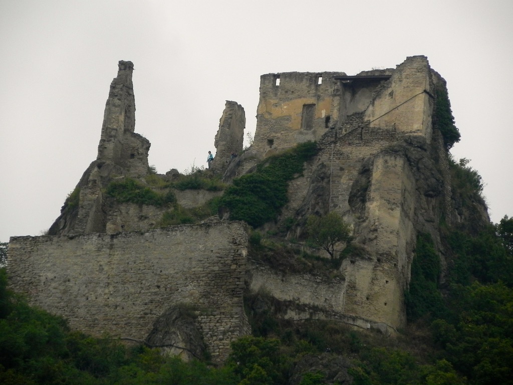 I resti del castello a Durstein