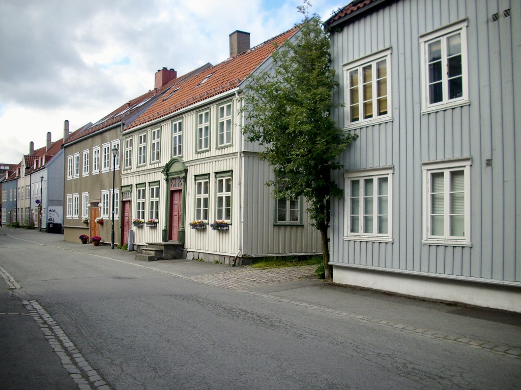 Eleganti case dei quartieri storici