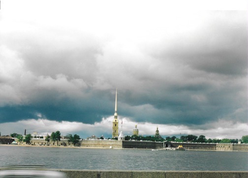 La Neva con vista sulla fortezza di San Pietro e Paolo