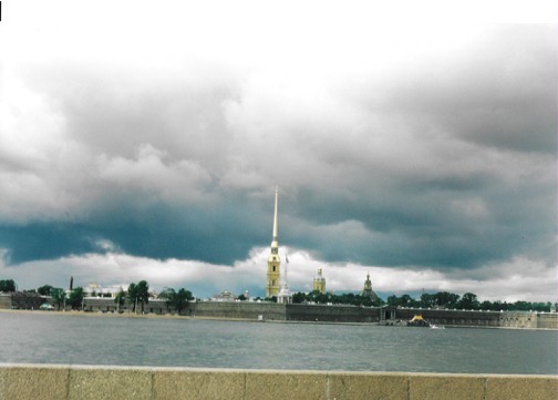 La Neva con vista sulla fortezza di San Pietro e Paolo