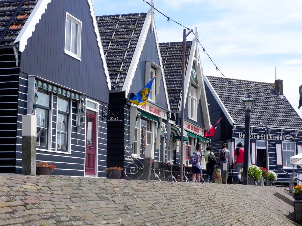 Marken . Le case sul porto