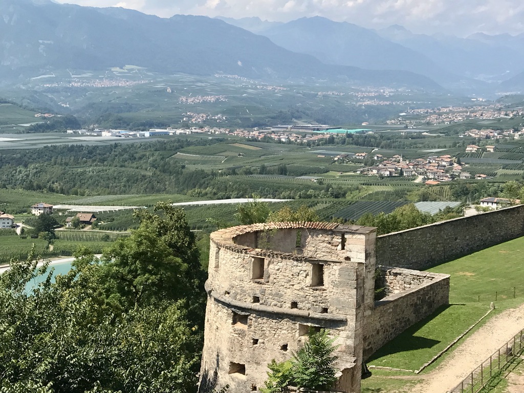La vista sulla valle