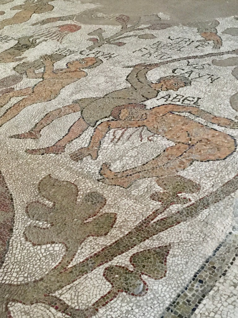 Una piccola sezione del mosaico